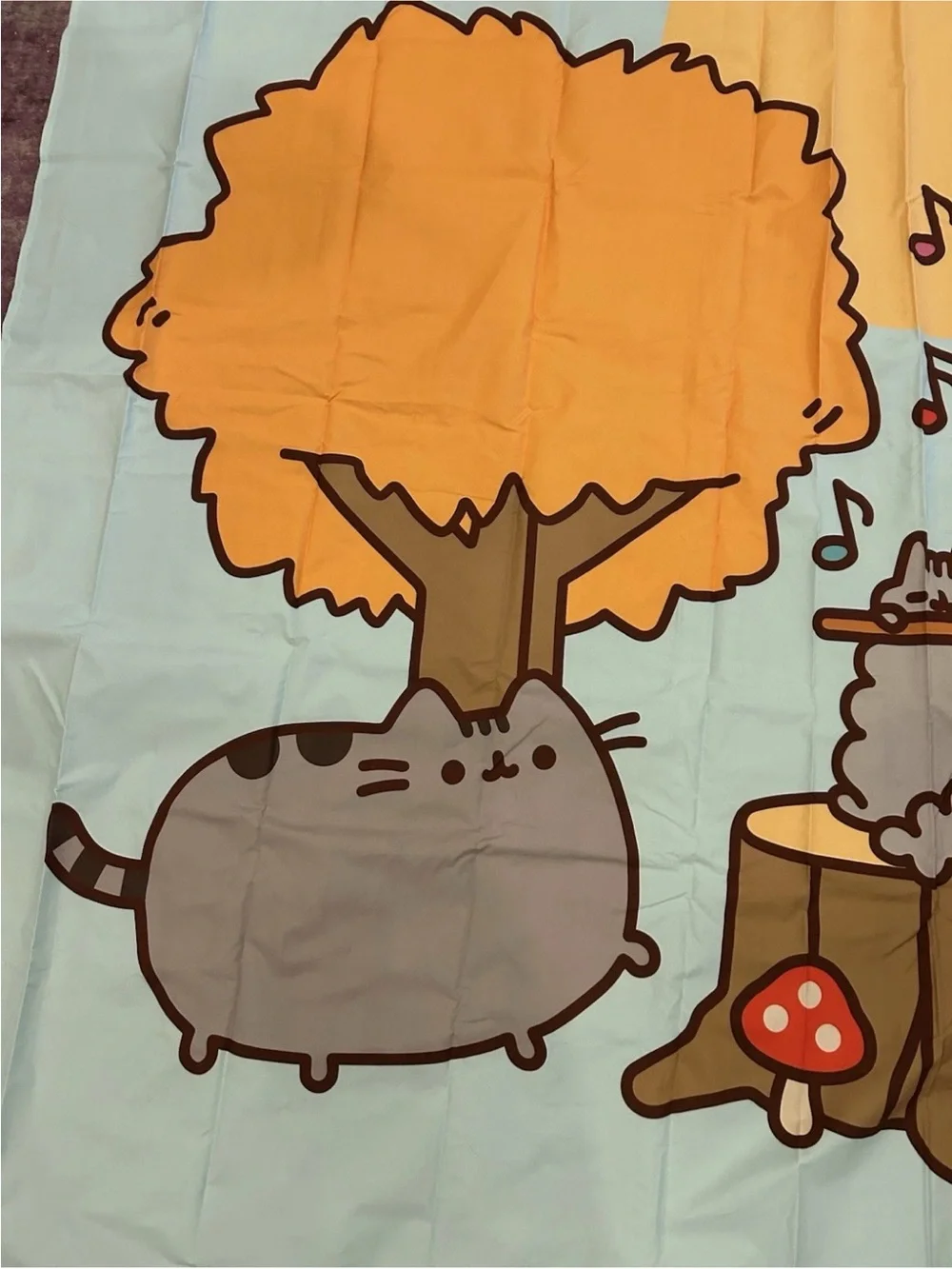 Pusheen Box Exclusive Fabric Shower Curtain  Fall 2017 ~ 70